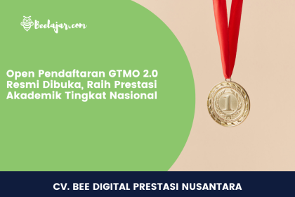 Open Pendaftaran GTMO 2.0 Resmi Dibuka, Raih Prestasi Akademik Tingkat Nasional