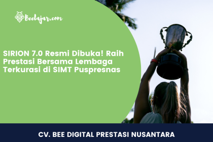 SIRION 7.0 Resmi Dibuka! Raih Prestasi Bersama Lembaga Terkurasi di SIMT Puspresnas