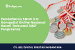 Pendaftaran SNOC 3.0: Kompetisi Online Nasional Resmi Terkurasi SIMT Puspresnas