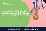 Pendaftaran NOOC 3.2 Kini Dibuka, Saatnya Ukir Prestasi Akademik Tingkat Nasional
