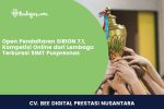 Open Pendaftaran SIRION 7.1, Kompetisi Online dari Lembaga Terkurasi SIMT Puspresnas
